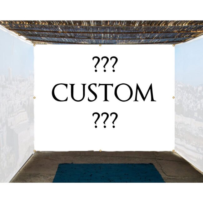 Custom Panoramic Sukkah Single Wall Sukkah Mural