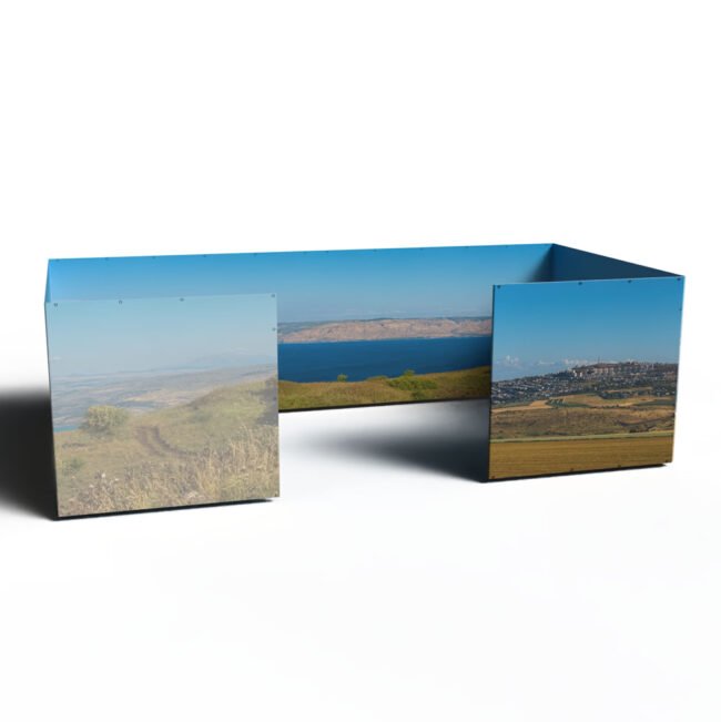 Kinneret, Galilee, and Golan Panoramic Sukkah Walls Fabric Custom Murals