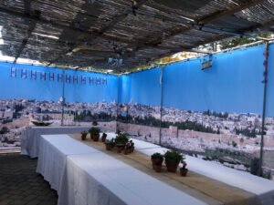 Jerusalem OId City Skyline Panoramic Sukkah Kit