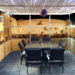 Kotel at Night Panoramic Sukkah Wall Paper - stage03.sukkah360.com