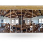 Baal Shem Tov Synagogue Panoramic Sukkah Wallpaper - stage03.sukkah360.com