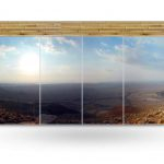 Kadesh Barnea Panoramic Sukkah Wallaper - stage03.sukkah360.com
