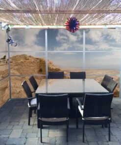 Masada Eastgate Panoramic Sukkah Wallpaper - stage03.sukkah360.com