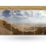 Masada EastGate Panoramic Sukkah Wallpaper - stage03.sukkah360.com