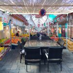 The Shuk Machaneh Yehudah Panoramic Sukkah Wallpaper - stage03.sukkah360.com