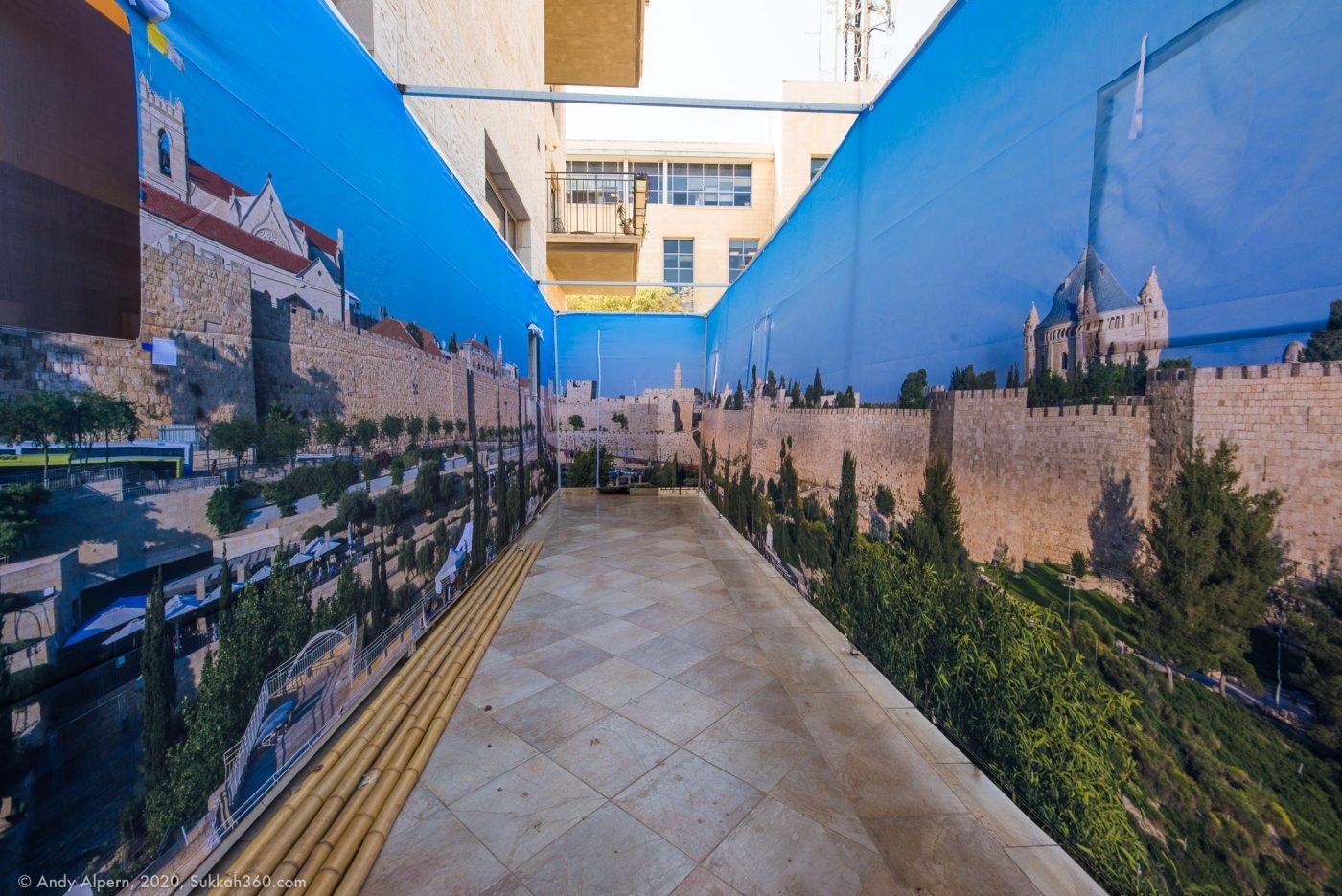 Jerusalem Old City Walls Panoramic Sukkah - Buy Sukkah Online 2024