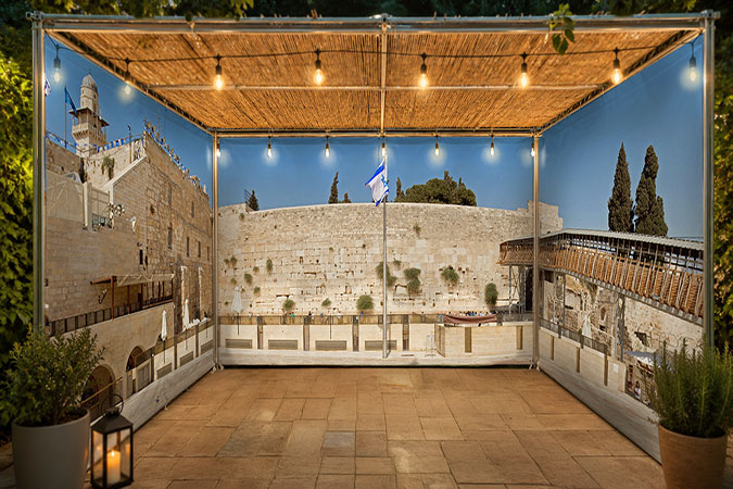 The Kotel Western Wall Jerusalem Sukkah