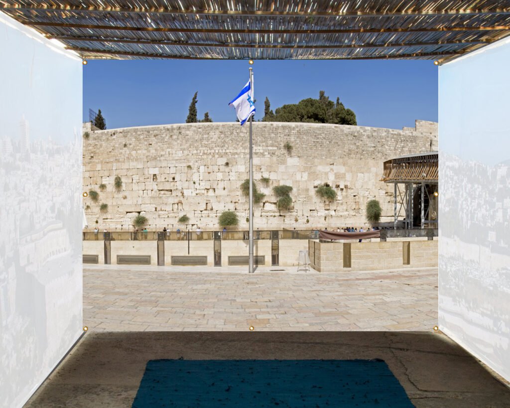 The Kotel Western Wall Single Wall Sukkah Mural - Buy Sukkah Online 