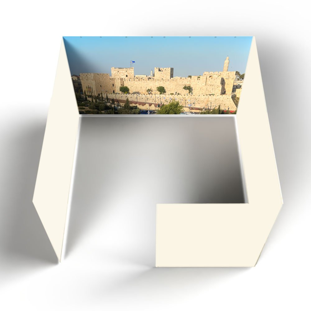 Jerusalem Old City Single Wall Sukkah Panel