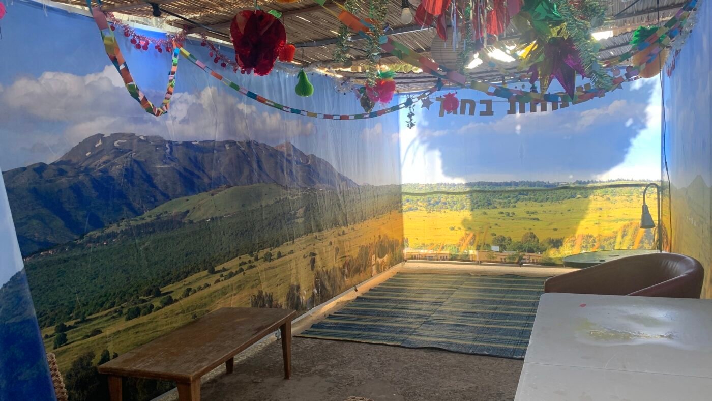 Golan Heights Mt Hermon Panoramic Sukkah Fabric Walls Custom Murals