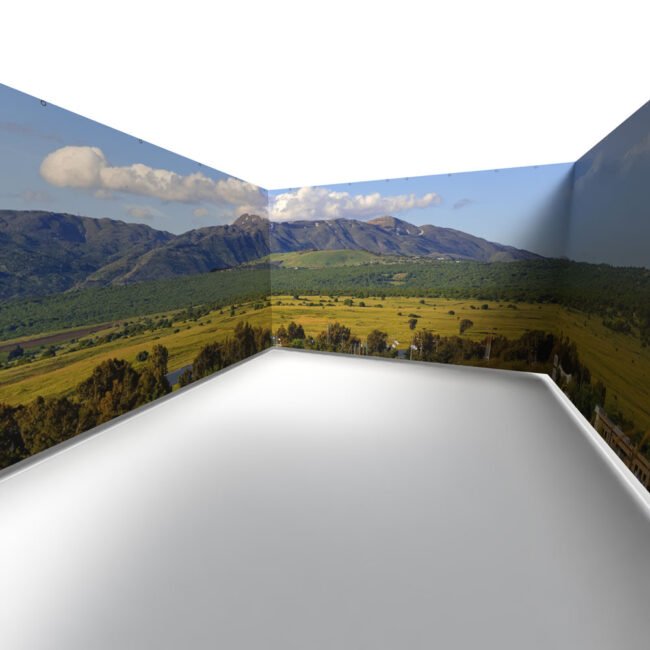 Mount Hermon Golan Heights Panoramic Sukkah Walls Fabric Custom Murals