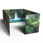 The Banias Waterfall Israel Panoramic Sukkah Fabric Walls
