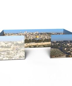 Jerusalem OId City Skyline Panoramic Sukkah Walls Fabric Custom Murals