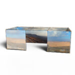 Kadesh Barnea Israel Panoramic Sukkah Kit. Frame Walls and Schach