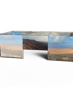 Kadesh Barnea Israel Panoramic Sukkah Kit. Frame Walls and Schach