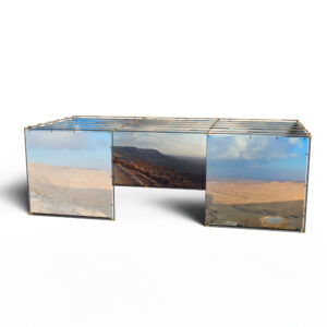 Kadesh Barnea Israel Panoramic Sukkah Kit. Frame Walls and Schach