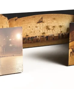 The Kotel at Night Panoramic Sukkah Walls