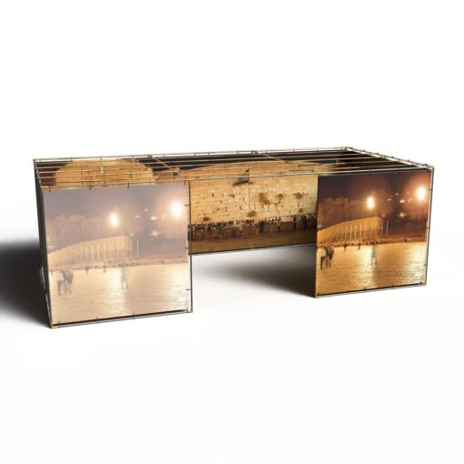 The Kotel Western Wall Israel Panoramic Sukkah Kit Frame Walls and Schach