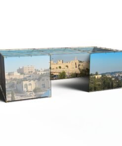 Jerusalem Old City Walls - Panoramic Sukkah Kit