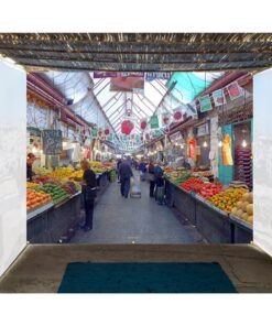 Shuk Machane Yehuda - Single-Wall Sukkah Mural