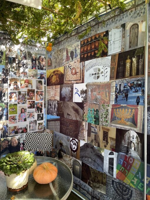 Custom Photo Mosaic Sukkah Mural Wall - Sukkah360.com