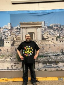 Beit HaMikdash Panoramic Sukkah Walls Fabric Custom Murals
