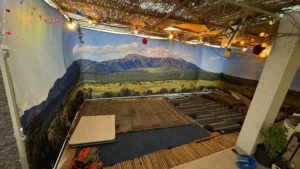 Mount Hermon and Golan Heights Panoramic Sukkah Fabric Walls Sukkah360.com