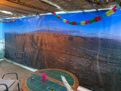 Masada Israel Sukkah Mural Custom Sukkah Walls