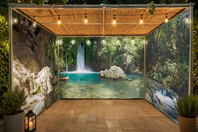 The Banias Israel Panoramic Sukkah