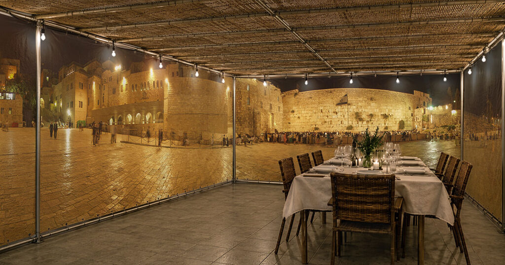 The Kotel Western Wall Jerusalem Panoramic Sukkah