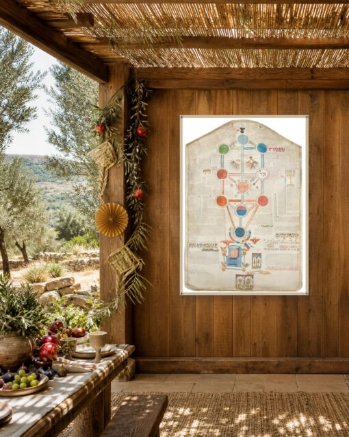 The Great Parchment Ilan Sukkah Tapestry Decoration
